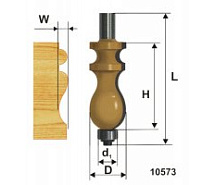 Фреза кромочная фигурная ф22.2х41мм хв.12мм ЭНКОР