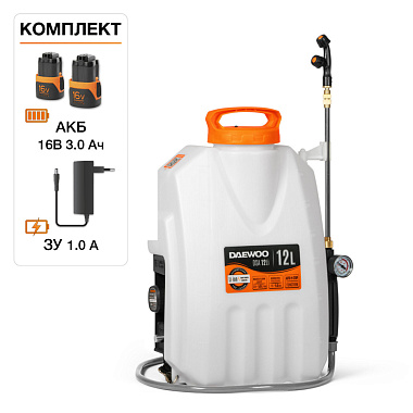 Опрыскиватель аккумуляторный DAEWOO DSA 12Li SET 2x3Ah