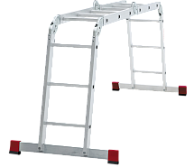 Лестница-трансформер алюминиевая 340 мм Новая Высота Стандарт NV1323 4х3
