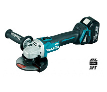Шлифмашина угловая аккумуляторная MAKITA DGA 504RF 1х3Ah