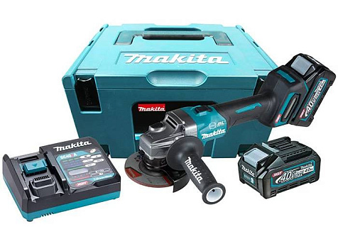 Шлифмашина угловая аккумуляторная MAKITA GA 004GM201 2х4Ah