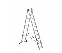 Лестница-стремянка 2-секционная алюминиевая 2х10 АЛЮМЕТ H2 5210
