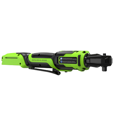 Гайковерт-трещотка аккумуляторный GREENWORKS GD24RW 1х2Ah 3804007CUA