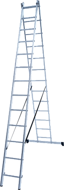 Лестница-стремянка 2-секционная алюминиевая Новая Высота Стандарт NV1220 2х13