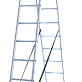 Лестница-стремянка 2-секционная алюминиевая Новая Высота Стандарт NV1220 2х13