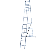 Лестница-стремянка 2-секционная алюминиевая Новая Высота Стандарт NV1220 2х13