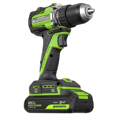Дрель-шуруповерт аккумуляторная GREENWORKS DD560 2х2Ah 3708407CUC