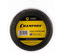 Леска триммерная (треугольник витой) 2,7мм х 60м Tri-twist CHAMPION C7047