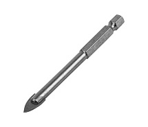 Сверло по стеклу и керамике 8мм HEX 1/4" MATRIX 72837