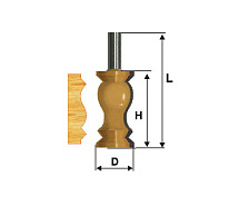 Фреза кромочная фигурная ф32х57мм №3 хв.12мм ПРОФ ЭНКОР