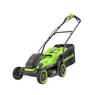 Газонокосилка аккумуляторная GREENWORKS GD40LM361K4 1х4Ah 2520807UB