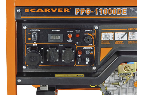 Электростанция дизельная CARVER PPG-11000DE