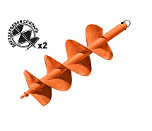 Бур почвенный 2-заходный для мотобура 250x800мм CARVER GDB-250/2