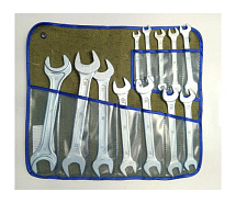 Набор ключей рожковых 8-36мм 14шт оцинкованных ТУ(40Х) КГД 14 в сумке КЗСМИ