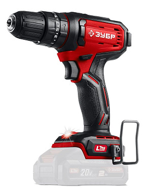 Дрель-шуруповерт ударная аккумуляторная LMS ЗУБР ДШУ-40 без АКБ и ЗУ