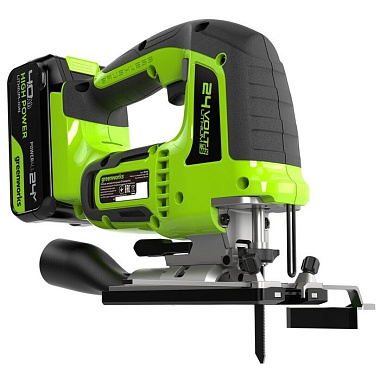 Лобзик аккумуляторный GREENWORKS GD24JS120 1x4Ah 3601407CUB