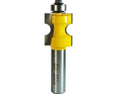 Фреза кромочная полустержневая ф22.2х25.4мм r4.8 хв.12мм ЭНКОР