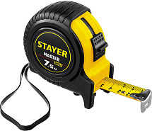 Рулетка 7,5м х 25мм обрезиненная STAYER Master 34025-07_z01