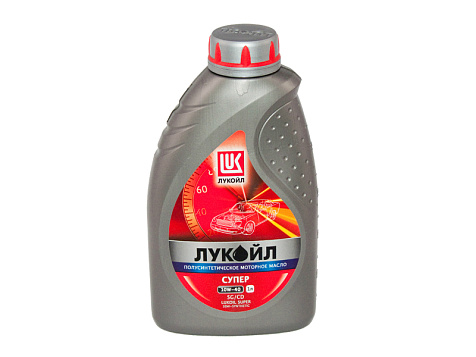 Масло моторное для 4-х тактных двигателей полусинтетическое 10W40 1л Лукойл Супер