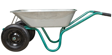 Тачка строительная 2-х колесная пневмо колеса LINSTOR 52.130.280