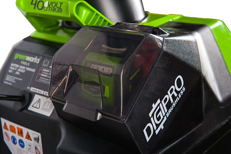 Снегоуборщик аккумуляторный GREENWORKS GD40STK5 1х5Ah 2600007UG