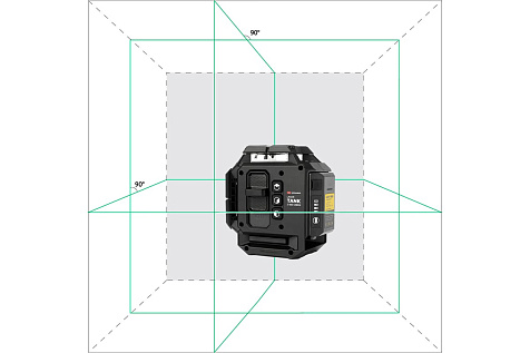 Уровень лазерный ADA LaserTANK 3-360 GREEN Zero Edition А00780