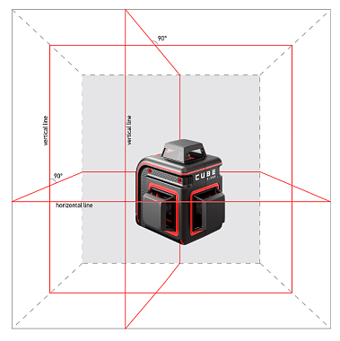 Уровень лазерный ADA CUBE 3-360 Basic Edition А00559