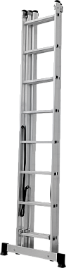 Лестница-стремянка 3-секционная алюминиевая Новая Высота Стандарт NV1230 3х9