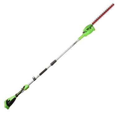 Кусторез штанговый аккумуляторный GREENWORKS G40PHAK2 1х2Ah 2300407/2