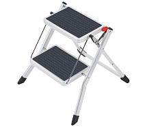 Стремянка стальная 2 ступени с ковриком «Vesta» АЛЮМЕТ МV02 