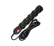 Фильтр сетевой 5 розеток 5м ПВС 3х0,75 RUCELF RU-B05-375-05Z