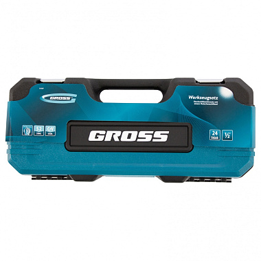 Набор инструментов 1/2" 24предмета GROSS 14147