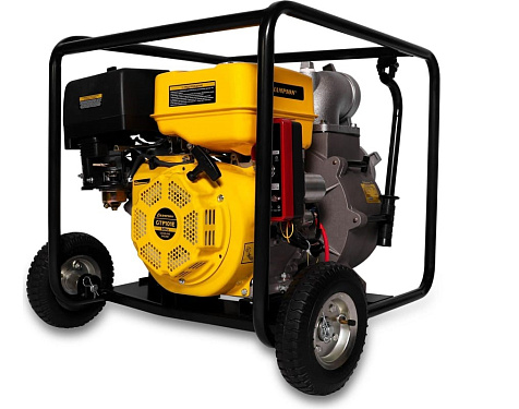 Мотопомпа бензиновая для грязной воды CHAMPION GTP 101E PRO