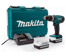 Дрель-шуруповерт ударная аккумуляторная MAKITA HP 347DWE 2х1,5Ah