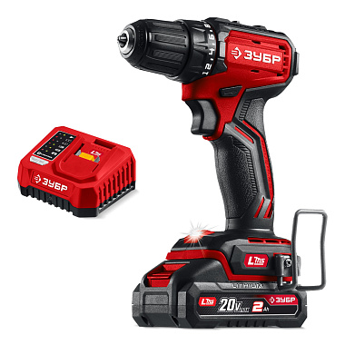 Дрель-шуруповерт аккумуляторная LMS ЗУБР ДБ-45-21 1х2Ah