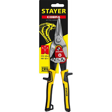 Ножницы по металлу прямые 250мм STAYER Cobra 23055-S_z01