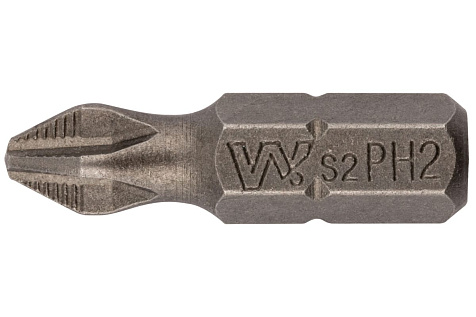 Бита крестовая PH2х25мм 1/4" WHIRLPOWER