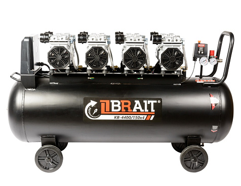 Компрессор безмасляный BRAIT КB-4400/150X4