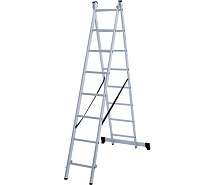 Лестница-стремянка 2-секционная алюминиевая Новая Высота Стандарт NV1220 2х8