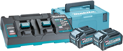 Набор: BL 4040 40V 4Ah Li-ion 2шт + DC 40RB MAKITA PSK 191U04-0