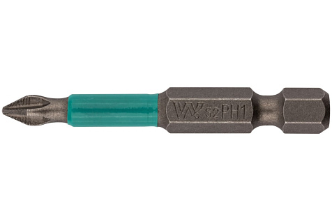 Бита крестовая PH1х50мм 1/4" WHIRLPOWER