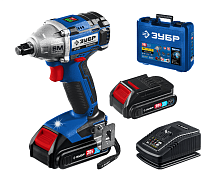 Гайковерт ударный аккумуляторный ЗУБР Профи GB-250-22 2х2Ah