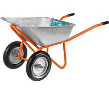 Тачка строительная 2-х колесная пневмо колеса СИБИН СТ-22