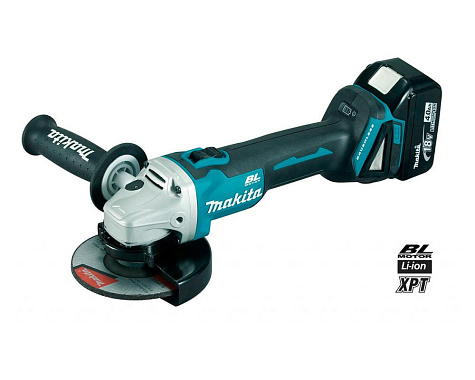 Шлифмашина угловая аккумуляторная MAKITA DGA 504RF 1х3Ah DGA504RF купить по цене 34 420 руб - интернет-магазин ЛидерСтройИнструмент