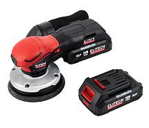 Шлифмашина эксцентриковая аккумуляторная ELITECH HD COS 2012SL 2x2Ah