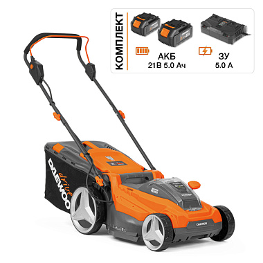 Газонокосилка аккумуляторная DAEWOO DLM 4142Li SET 2x5Ah