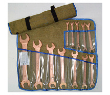 Набор ключей рожковых 8-32мм 12шт омедненных ТУ(40Х) КГД 12 в сумке КЗСМИ