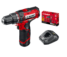 Дрель-шуруповерт аккумуляторная ЗУБР ДШЛ-125-21 1х2Ah