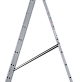 Лестница-стремянка 3-секционная алюминиевая Новая Высота NV1230 3х9