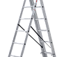 Лестница-стремянка 3-секционная алюминиевая Новая Высота Стандарт NV1230 3х6